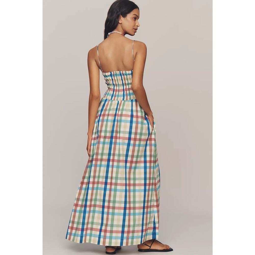 NWT ANTHROPOLOGIE S/W/F Sleeveless Sweetheart A-Line Maxi Dress $368 SMALL - Picture 3 of 3